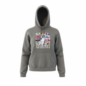 Taylor Swift The Eras Tour large Gray Hoodie